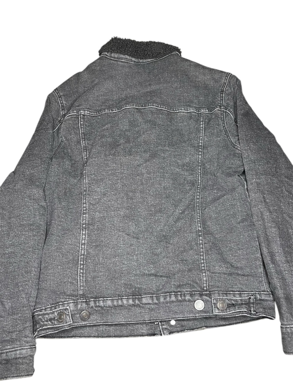 Goodfellow & Co Charcoal Gray Sherpa-Trim Jacket - Picture 6 of 7